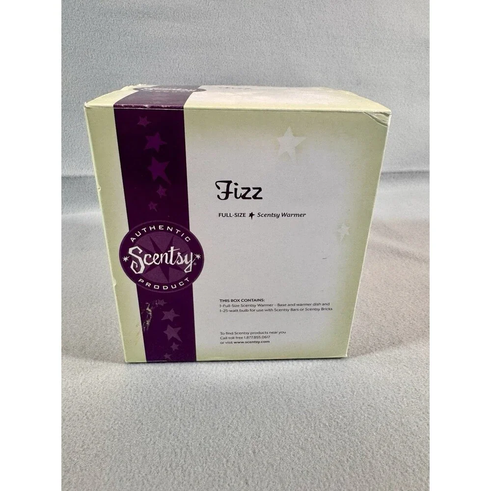 Scentsy Warmer Fizz Bubble Polka Dot Original Box PreOwned Excellent Condition